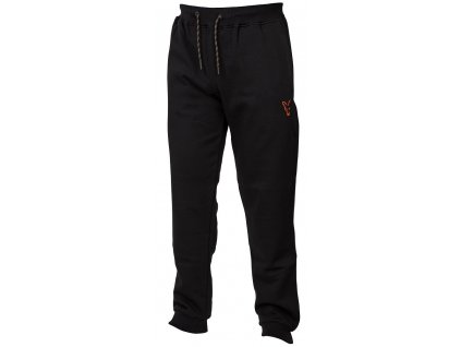 fox teplaky collection black orange joggers