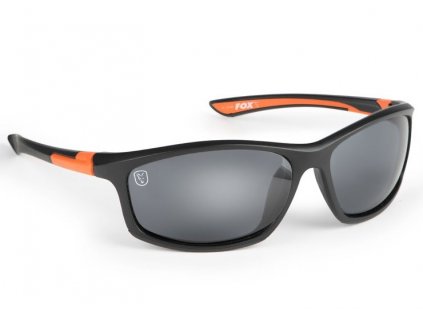 fox bryle sunglasses black orange grey lense