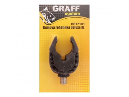 Rohatinka GRAFF gumová Deluxe XL Černá