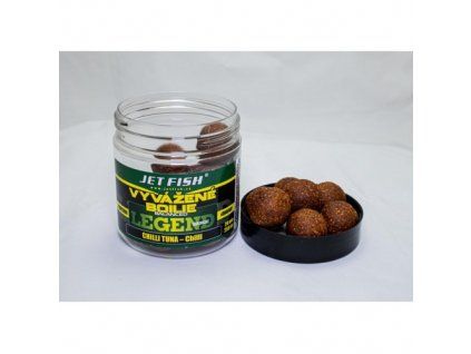 Jet Fish 250ml-24mm Legend Range Vyvážené Boilie - CHILLI TUNA