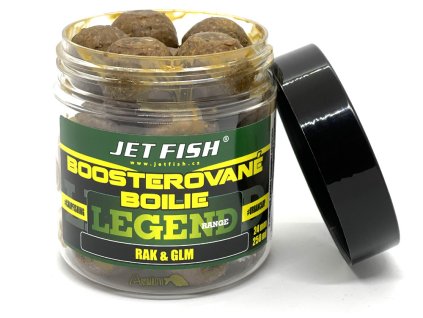 jet fish boosterovane boilie legend range 250 ml rak glm