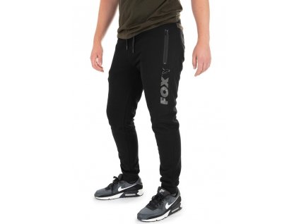 fox teplaky black camo print jogger