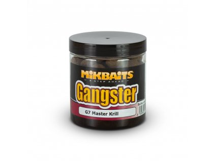 Mikbaits Gangster boilie v dipu 250ml - G7 Master Krill 24mm