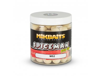 Mikbaits Plovoucí fluo boilie 250ml - WS2 14mm