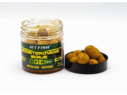 Legend Range Boosterované boilie 250ml 20mm PROTEIN BIRD MULTIFRUIT