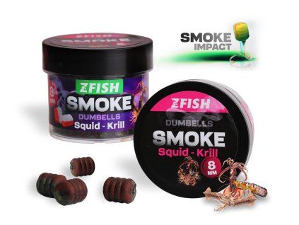zfish smoke pop up dumbells 8 mm