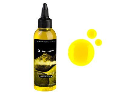 BOOSTER BAITNOW DOUBLE DOSE YELLOW SPIN SWEET VANILLA LIQUID 02