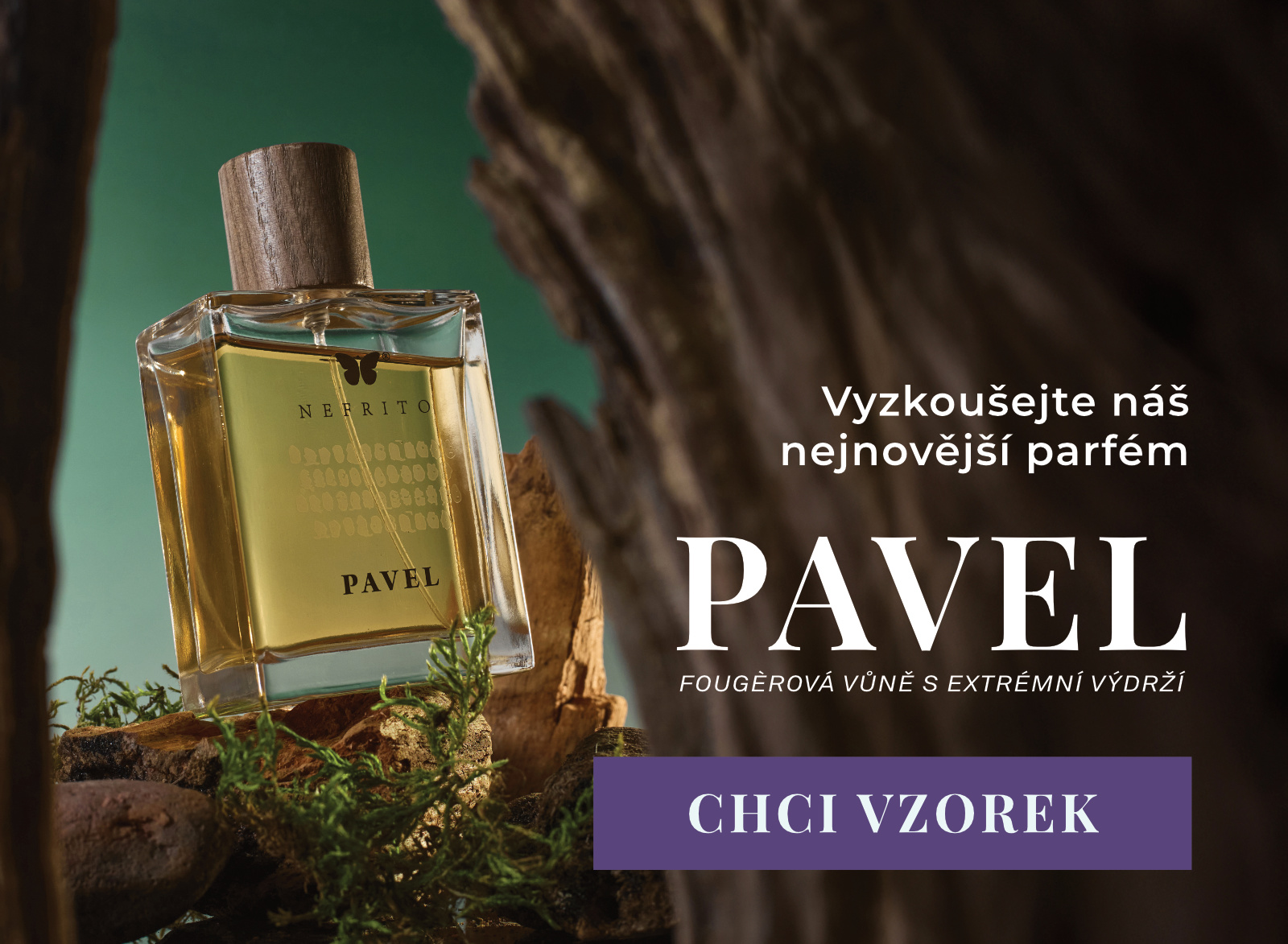Vyzkoušejte náš nejnovější parfém Pavel!