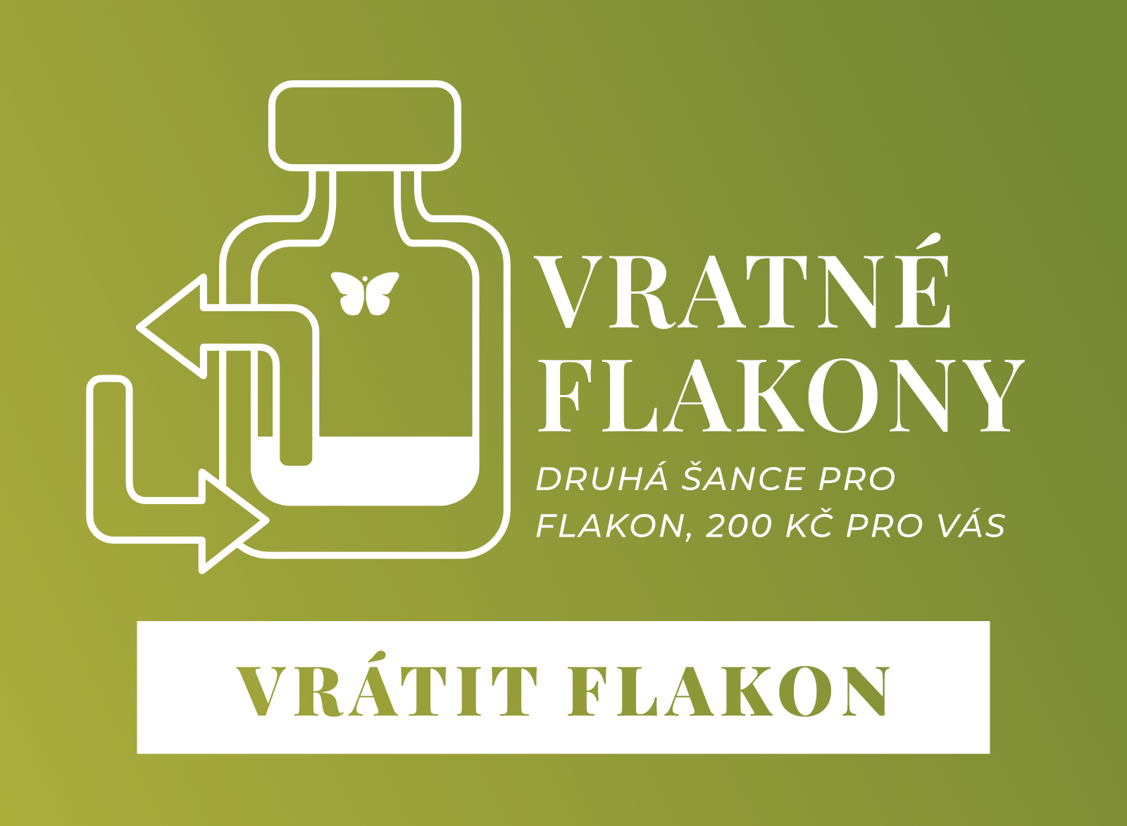 Vratný flakon