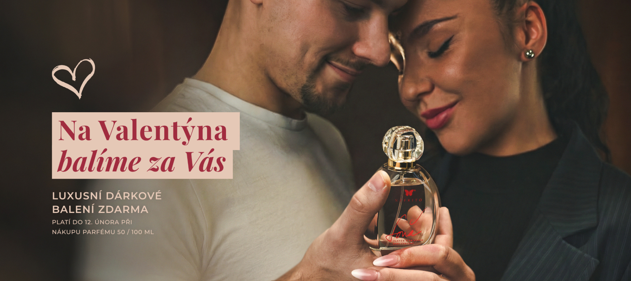 Na Valentýna balíme za Vás - luxusní dárkové balení zdarma