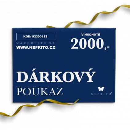 dárkový poukaz 2000 voucher