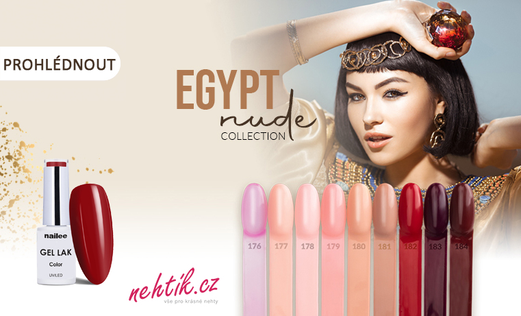 Nailee gel laky Color kolekce Egypt Nude