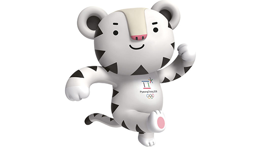 maskot Soohorang olympiáda 2018