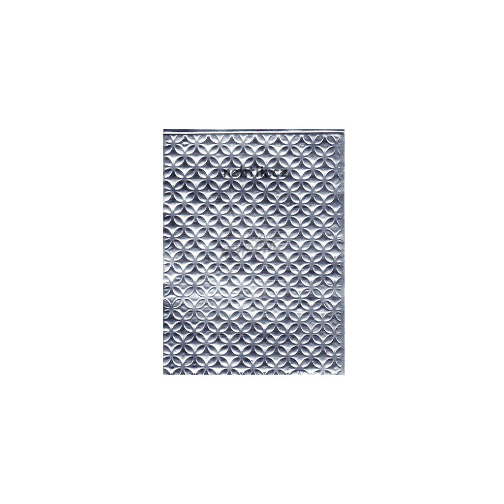 Fólie lepící stříbrná se vzorem -  F9