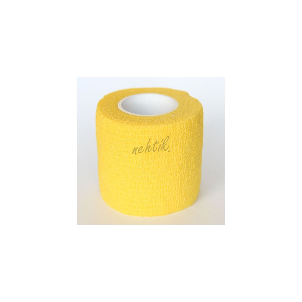 Ochranná páska na prsty - široká žlutá