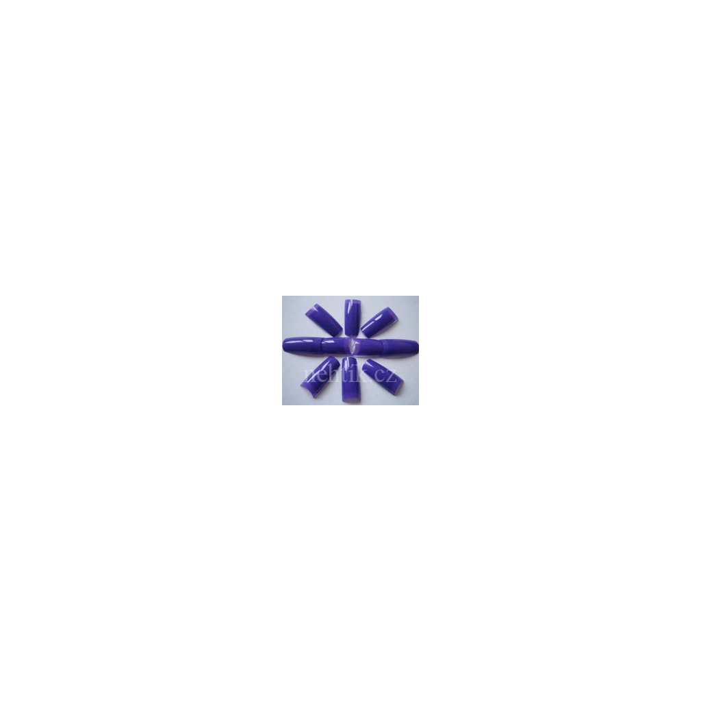 Nehtové tipy modré průsvitné BOX 100ks She-Nails výprodej