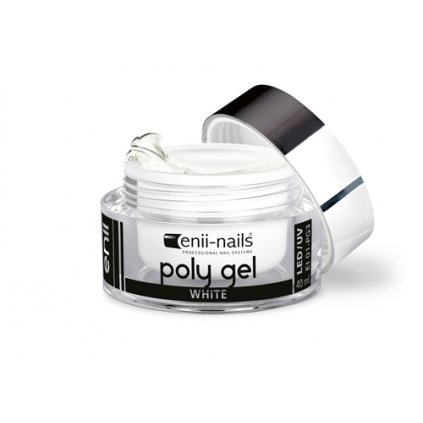 polygel white 10 enii nails
