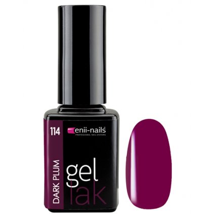 enii nails gel lak 0114 dark plum