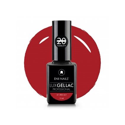 lux gel lac 27 red lily