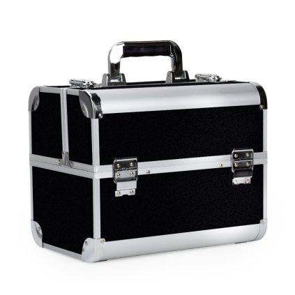 kosmeticky kufrik cerny hladky 1