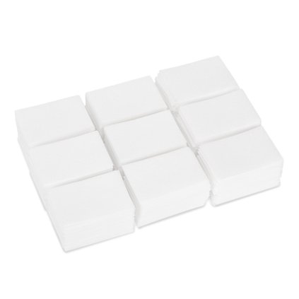 perforovane bezprasne tampony na nehty 5x5 cm bile 540 ks