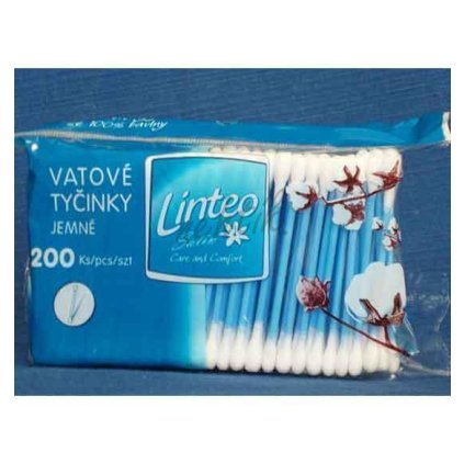 Tyčinky vatové LINTEO 200ks sáček