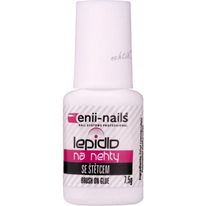 Lepidlo na nehty se štětečkem 7,5ml Enii nails