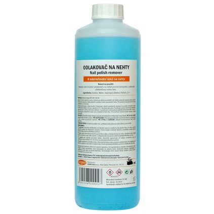 Bezacetonový odlakovač na nehty 500ml - modrý