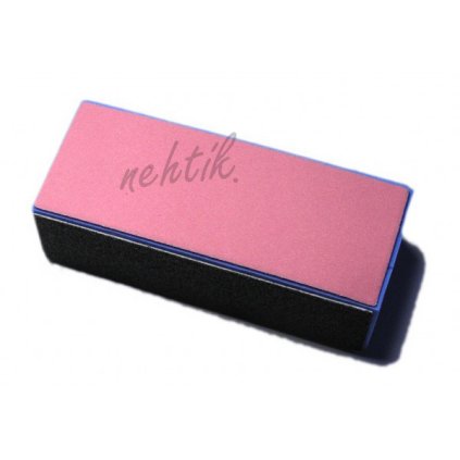 Blok na nehty čtyřstranný modro-růžový