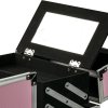kosmeticky kufr se zrcatkem ruzovy 3