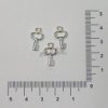 Piercing/přívěšek do nehtu stříbrný klíček 1ks výprodej