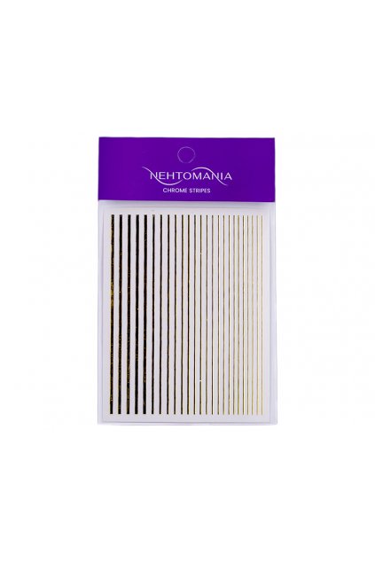 Chrome Stripes Gold náhled