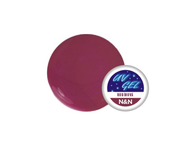 Barevný UV gel N&N 5ml - barva rubínová