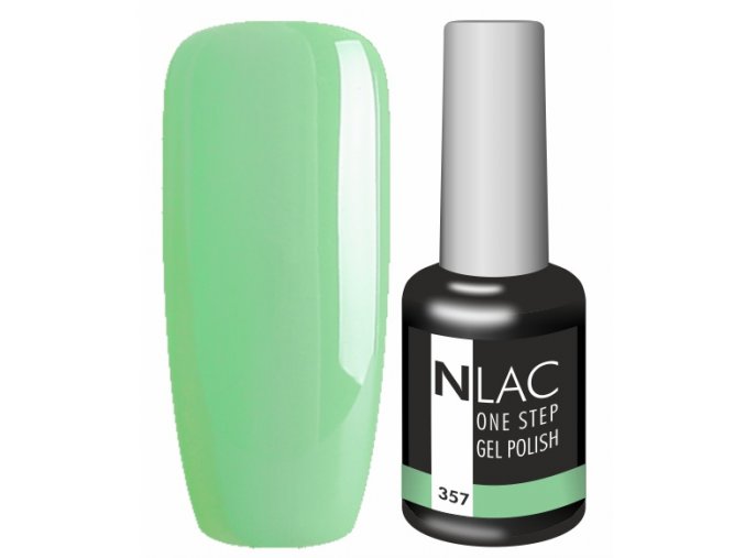 Gel lak na nehty NLAC One step 357- zelená