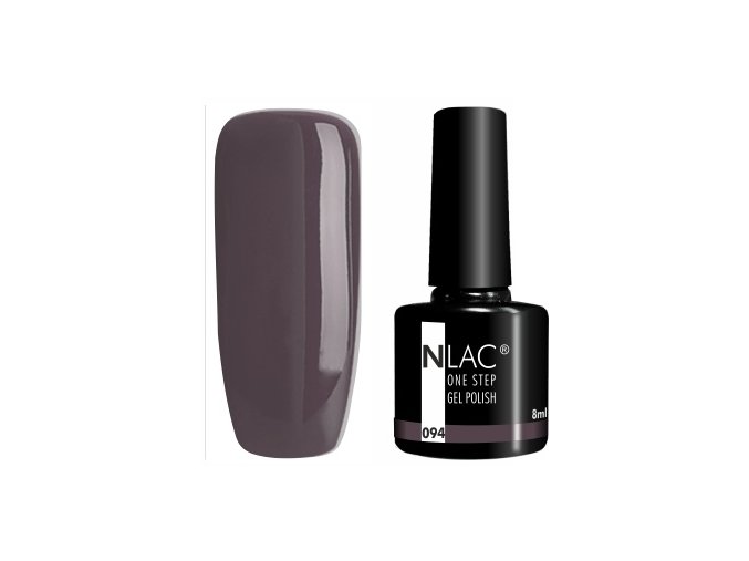 Gel lak NLAC One step 094 - hnědošedá