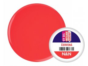 Wetlook - barevný UV gel - červená