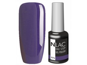 gel lak na nehty NLAC One step 075 - tmavá modro fialová