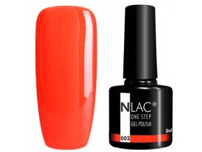 gel lak na nehty NLAC One step 002 - světle červená
