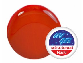 Barevný UV gel N&N 5ml - barva světle červená
