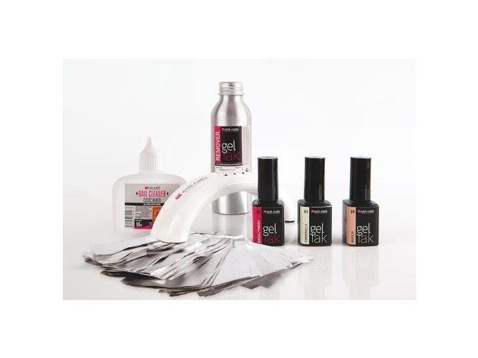 Sada gel lak American manicure