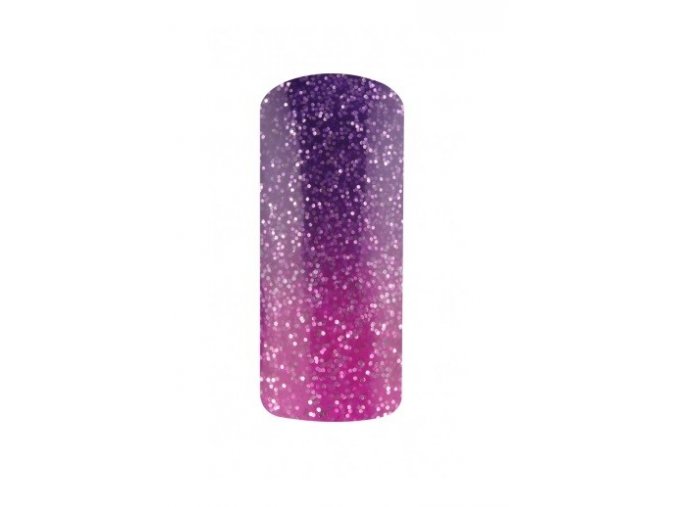 Thermo gel lak 15ml, glitter lila-violet