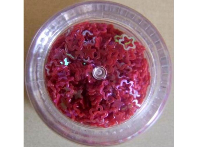 Zdobení nehtů kytičky (sytě růžové), 350 ks