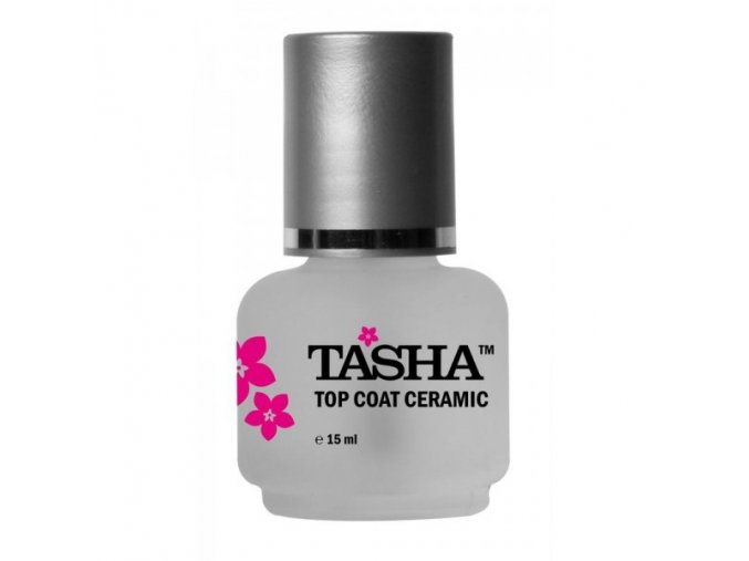 Tasha Top Coat Ceramic 15ml - vrchní lak