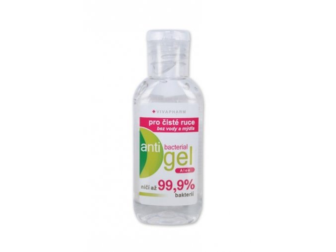 Antibakteriální gel na ruce s Aloe 50ml