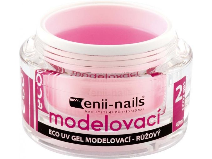 ECO 2 UV gel modelovací růžový 10ml