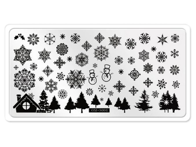 X mas plate