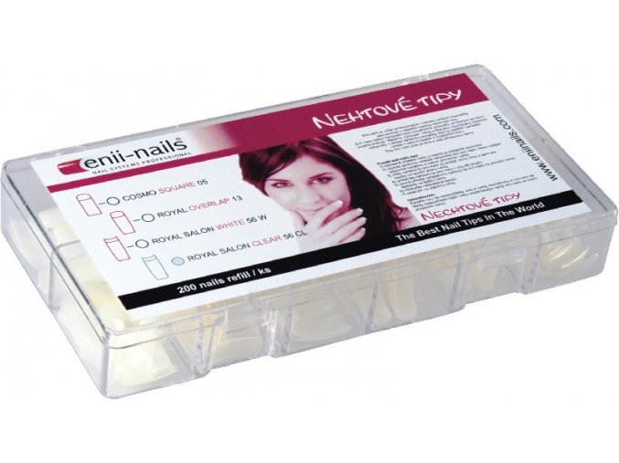Enii nails Cosmo square 200 ks - box