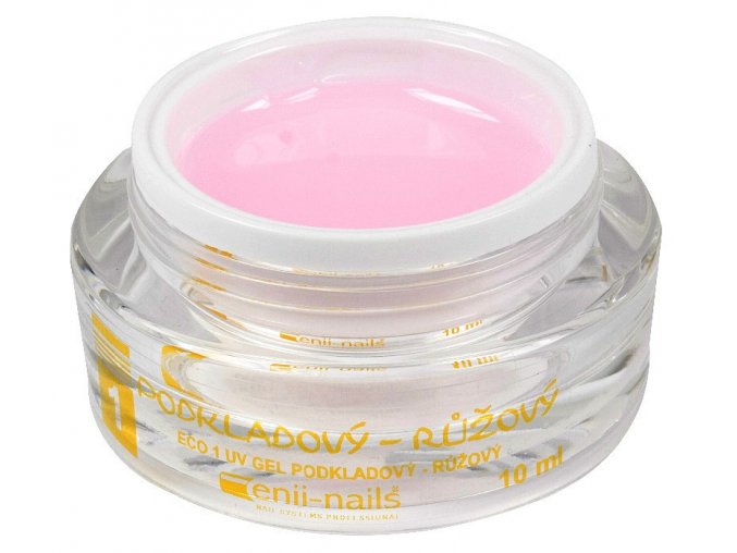 ECO 1 UV gel podkladový růžový 10 ml