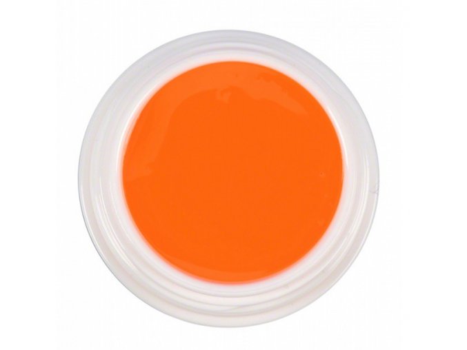 Barevný UV gel NEON - oranžový 5ml
