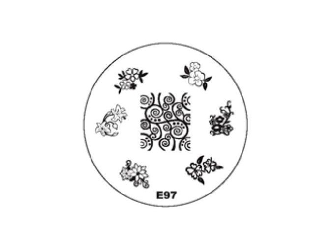 Destička na razítka E97